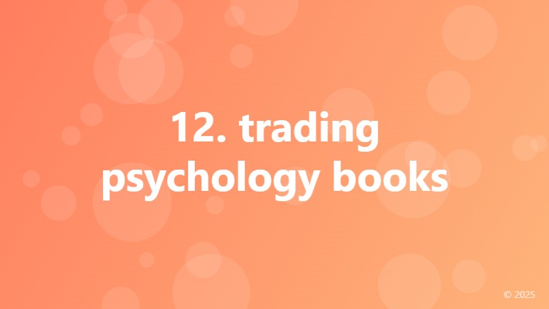 12. trading psychology books