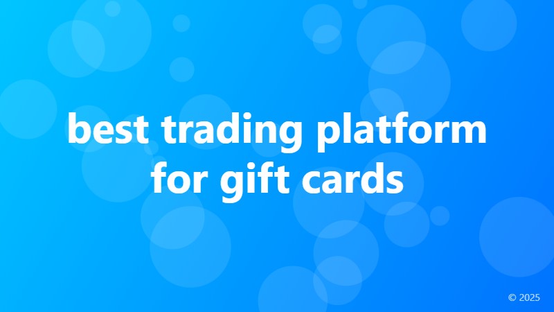 best trading platform for gift cards