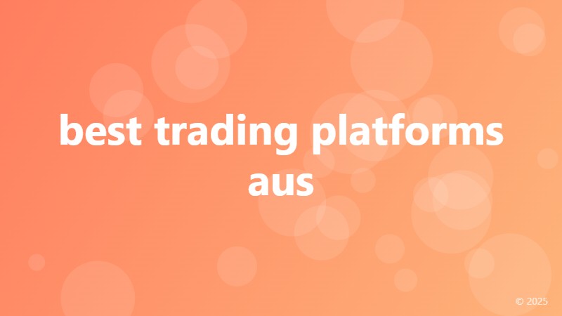 best trading platforms aus