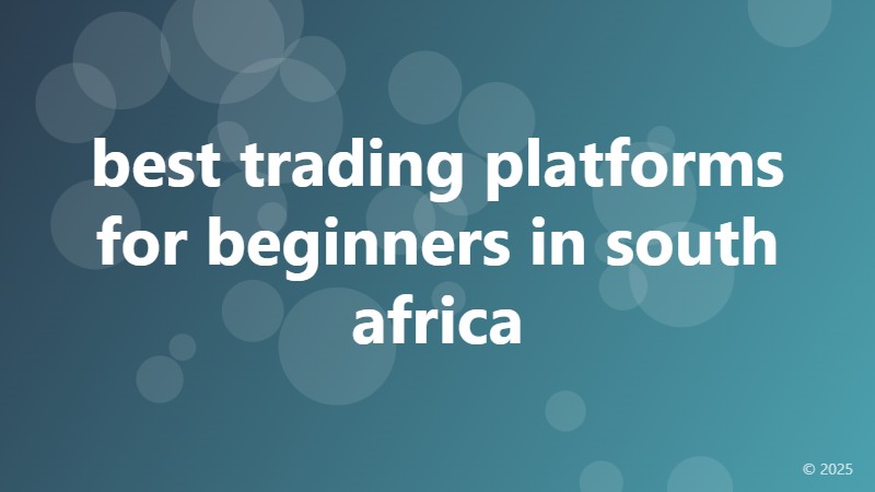 best trading platforms for beginners in south africa