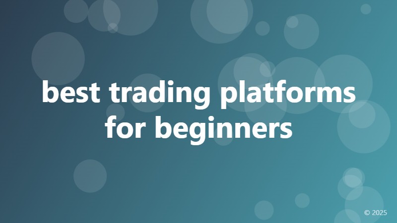 best trading platforms for beginners