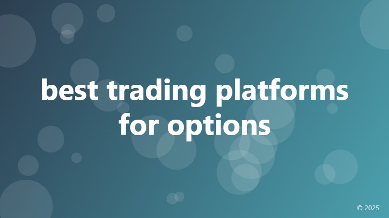 best trading platforms for options