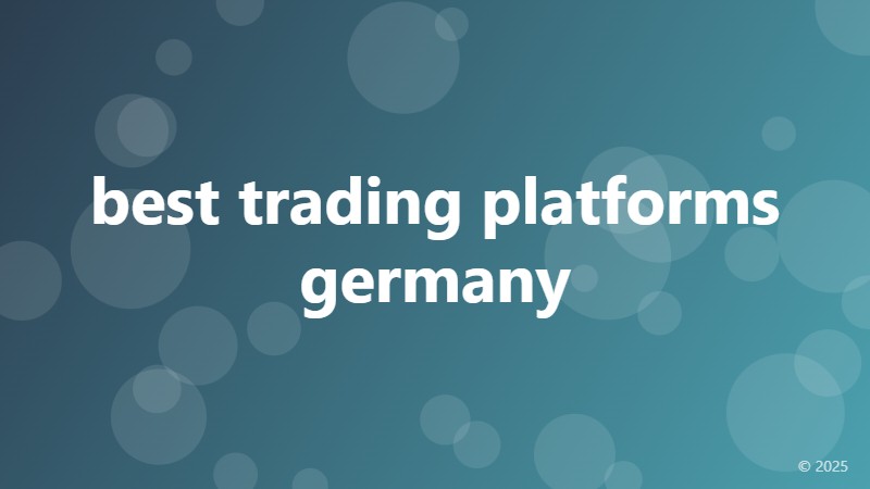 best trading platforms germany