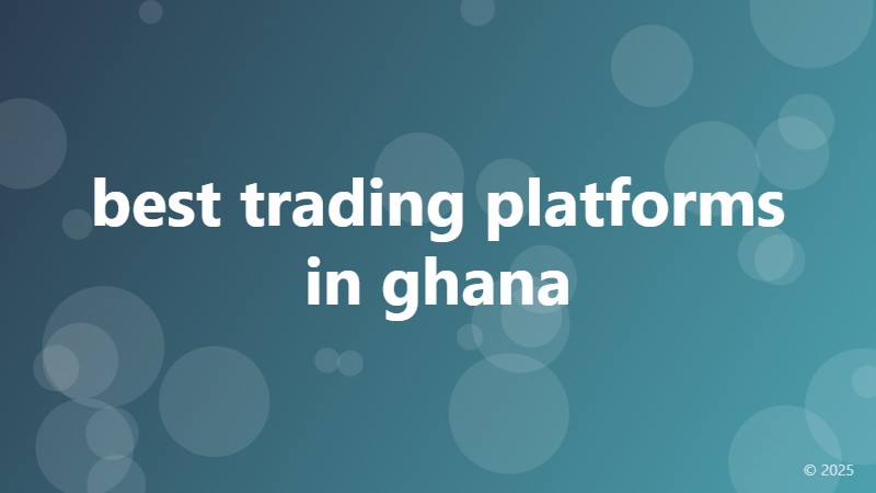 best trading platforms in ghana