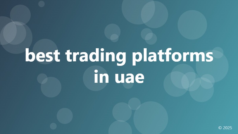 best trading platforms in uae